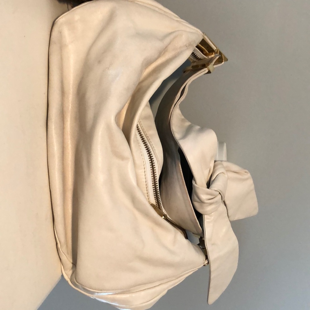 Badgley Mischka leather hobo purse